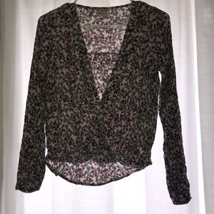 Long Sleeve flowery top